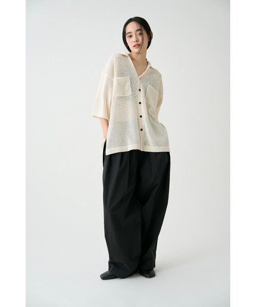 MIESROHE ニット セーター ニットオーバーシャツ レディース