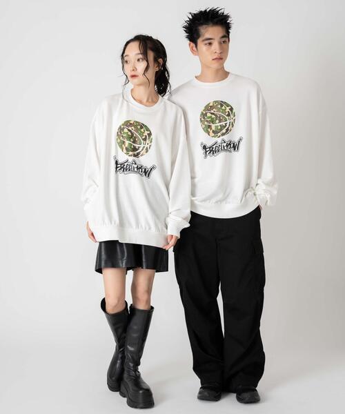 「WEGO」 スウェットカットソー SMALL グレー メンズ