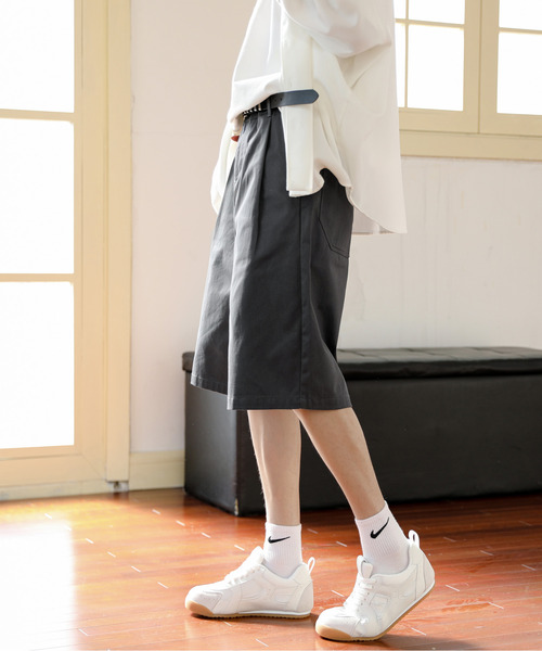 NEOS（KOKUYO） ハーフパンツ チノパン 「neos」ルーズシルエット