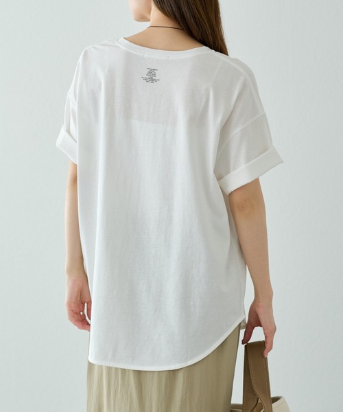 pual ce cin 半袖Tシャツ pual ce cin tシャツ 汗シミ防止ワンポイントロゴTシャツ