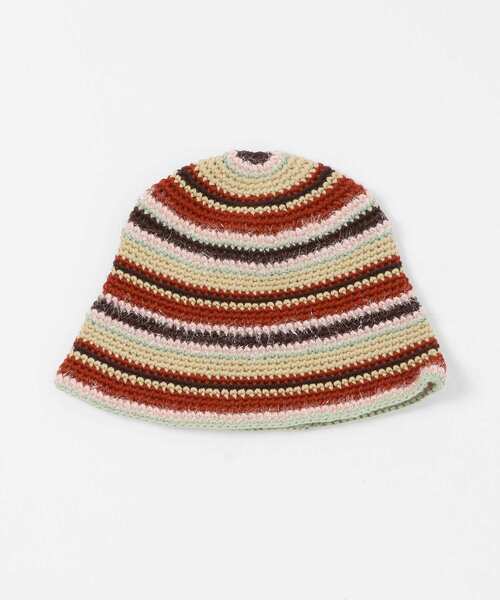 KBF（ケービーエフ） ニット帽 ニットキャップ マルチボーダーニット