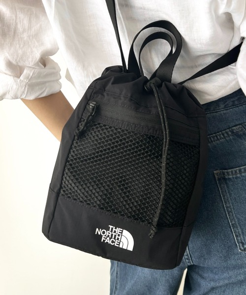 【25SS新作】ノースフェイス ＊メッシュ巾着ミニバッグ＊新品未使用 ☆ 新品 ☆ ノースフェイス メッシュ 巾着 ミニバッグ LINDEN