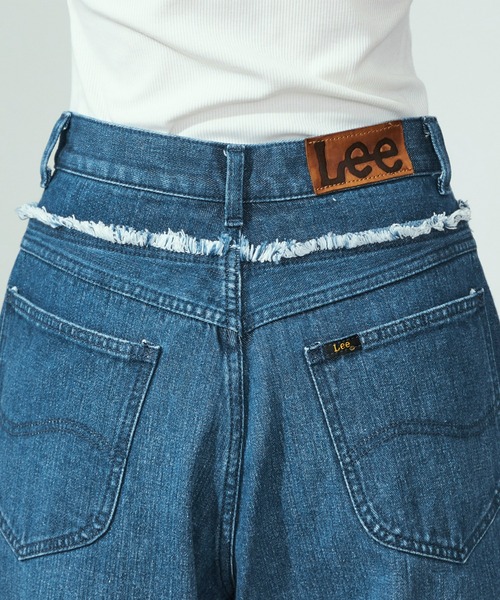 Lee（リー） ジーンズ デニム デニムパンツ ダブルウエスト ワイド