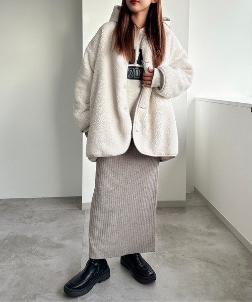 「apres jour mignon」 キルティングブルゾン フリー ライトベージュ レディース_画像3