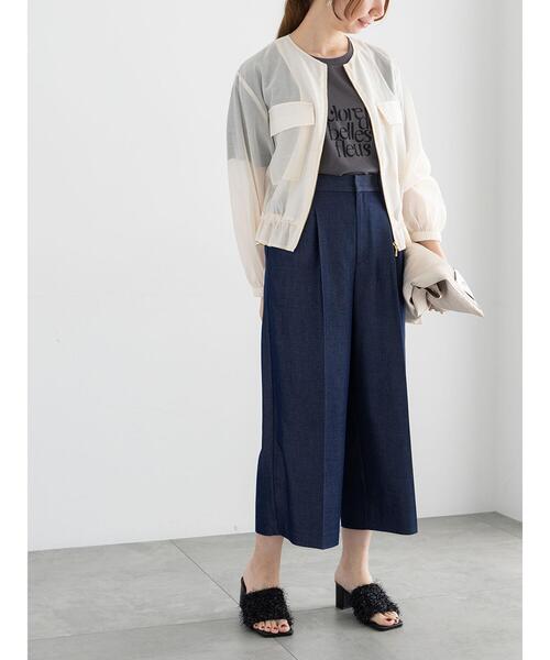 週末限定値下げ♡Te chichi シアーノーカラーブルゾン Te chichi ブルゾン アウター シアーノーカラーブルゾン