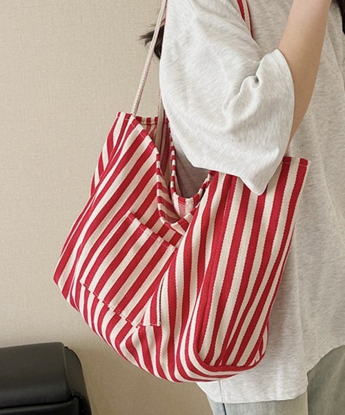 HARVEST HILLS ストライプ トートバッグ 定価￥13600 トートバッグ ストライプ レディース : ZOZOTOWN Yahoo!店