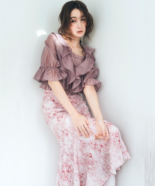 JILLSTUART❤︎フラワープリントフレアスカート JILL by STUART スカート フラワープリントフレアスカート