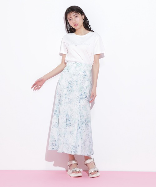 JILLSTUART❤︎大人可愛いフラワープリントフレアスカート JILL by STUART スカート フラワープリントフレアスカート