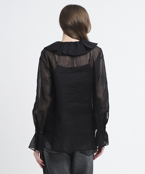 ESTNATION（エストネーション） 長袖ブラウス 36 ホワイト レディース