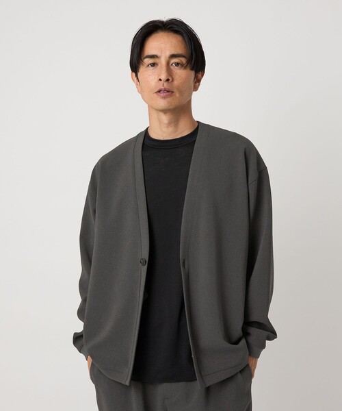 UNITED ARROWS & SONS ノーカラージャケット カーディガン UNITED ARROWS LTD. OUTLET｜FREELITCH ノーカラー カーディガン