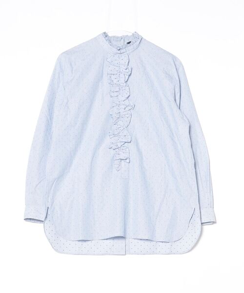「Drawer」 7分袖ブラウス 36 ブルー レディース