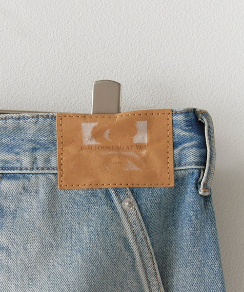 デニム・ジーパン ASCLO Curved Raw Denim Pants (2color) DENIM - ASCLO