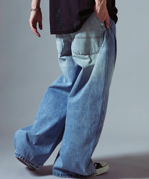Theater code ジーンズ wide curve denim pants / ワイドカーブ