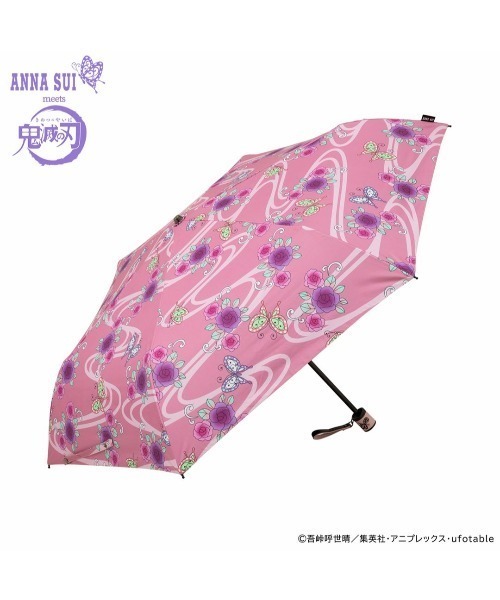 【未使用　タグ付】ANNA SUI 鬼滅の刃　晴雨兼用　折りたたみ傘　2本セット 未使用 タグ付】ANNA SUI 鬼滅の刃 晴雨兼用 折りたたみ傘 2本