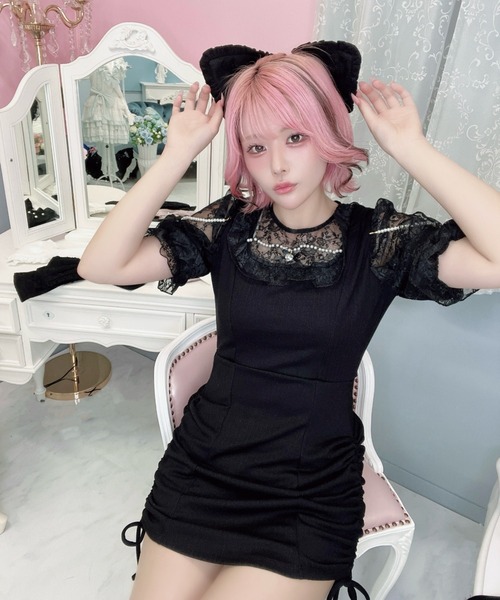 Ank Rouge（アンクルージュ） ワンピース お姉さんテレコカットOP
