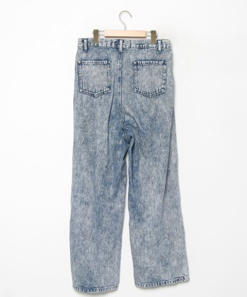 「ADRER」 加工デニムパンツ L ブルー メンズ