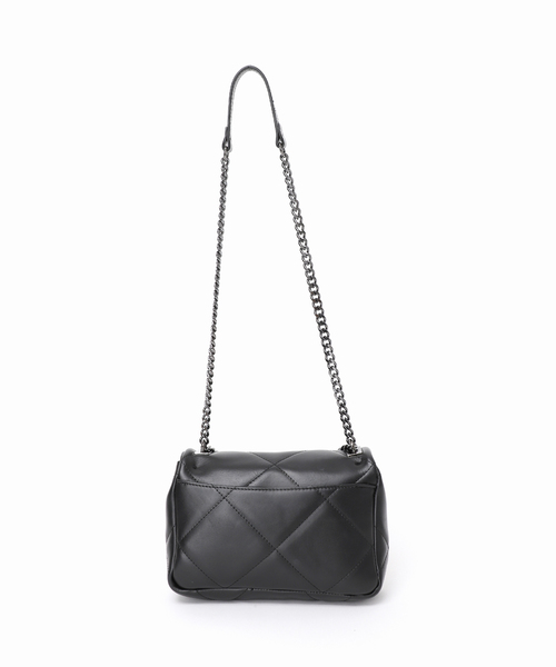 【タグ付き未使用品】別注 メゾンヴァンサン　キルティングチェーンバッグ　レザー 別注》Maison Vincent パッファーキルティングチェーンバッグ