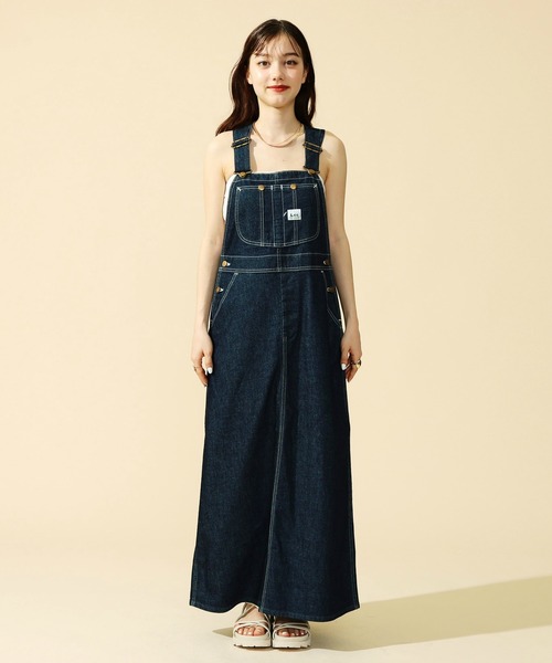 LEE  デニム サロペット ジャンパースカート Lee デニム ジャンパースカート サロペット - メルカリ