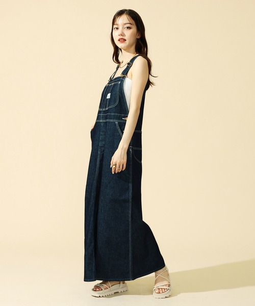 Lee 「Lee」 サロペットスカート MEDIUM ホワイト レディース
