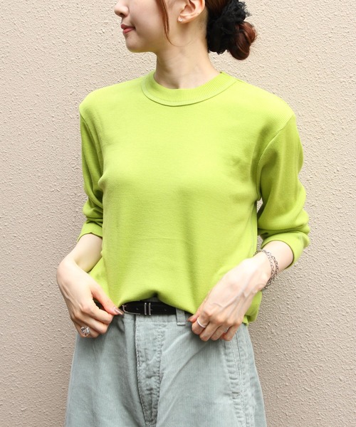 MEYAME（メヤメ） tシャツ ウォッシャブルウールリブショートプル 