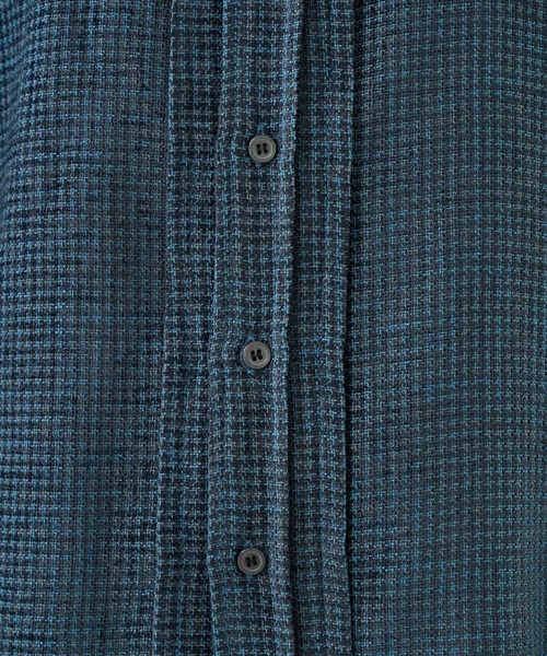 KUUUPY（クーピー） シャツ Front Tucked Tweed Shirt - フロント