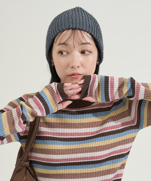 ニット セーター ウォッシャブル ラメ クルーネックニット レディース | FREAK'S STORE | 06