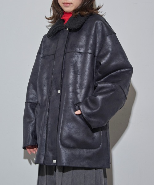 MAISON BREEZE reveur ムートンコート ボアコート 「MAISON reveur
