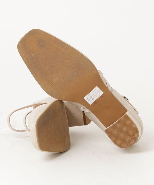 「ORiental TRaffic」 ヒールサンダル 37 ベージュ レディース_画像3