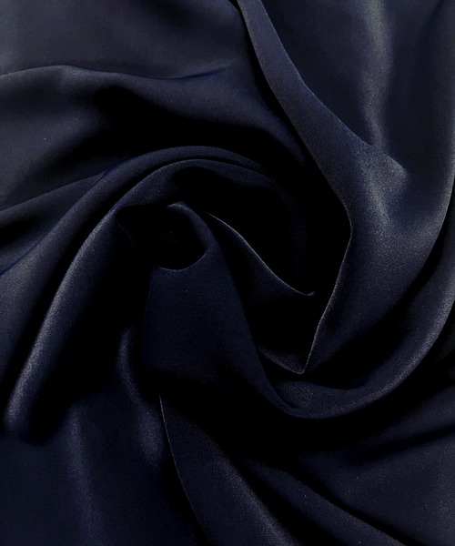 「MAISON BREEZE」 半袖ワンピース FREE ネイビー レディース_画像9