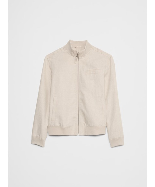 BANANA REPUBLIC ジップ ジャケット　ブルゾン 中古・古着通販】BANANA REPUBLIC (バナナリパブリック) ジップ