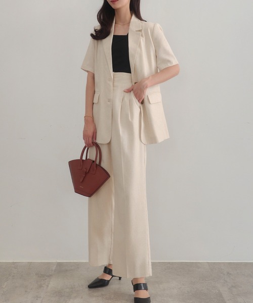 「CENEA」 セットアップ LARGE アイボリー レディース