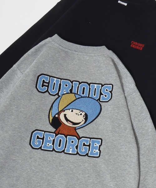 トレーナー スウェット 2025AW Curious George/おさるのジョージ 裏