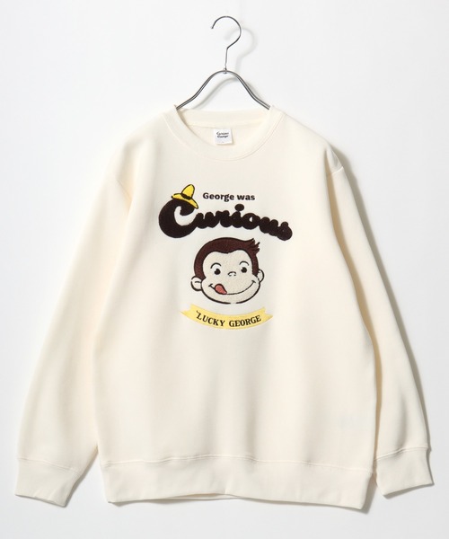 おさる via j トレーナー トレーナー スウェット 2025AW Curious George/おさるのジョージ 裏