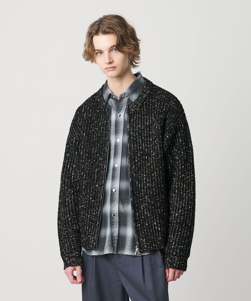 monkey time BEAUTY＆YOUTH UNITED ARROWS カーディガン スラブ クルー