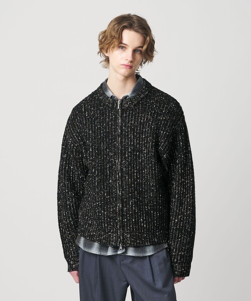 monkey time BEAUTY＆YOUTH UNITED ARROWS カーディガン スラブ クルー