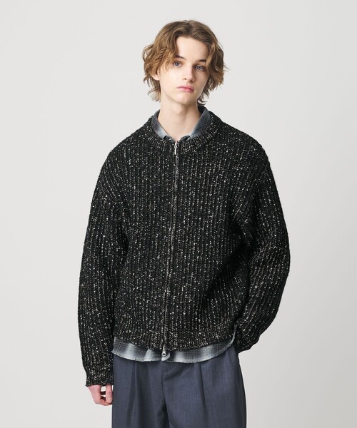 monkey time BEAUTY＆YOUTH UNITED ARROWS カーディガン スラブ クルー