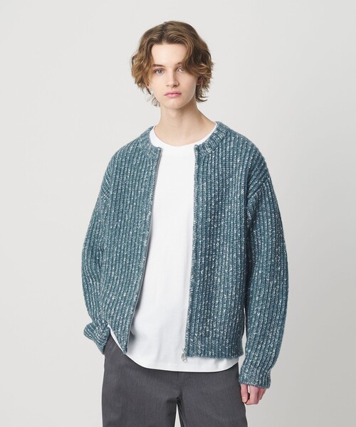 monkey time BEAUTY＆YOUTH UNITED ARROWS カーディガン スラブ クルー
