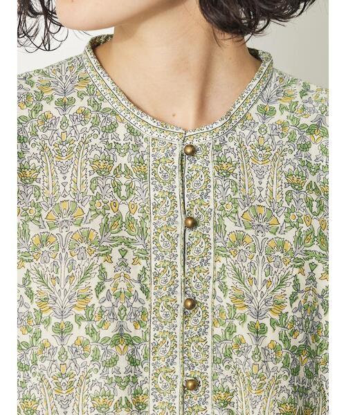 「CRAFT STANDARD BOUTIQUE」 半袖ワンピース FREE グリーン レディース_画像9