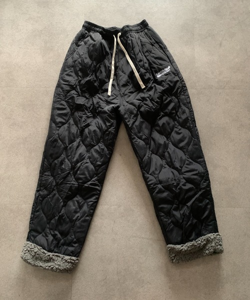 パンツ 裏ボアキルティングルーズパンツ メンズ レディース : ZOZOTOWN