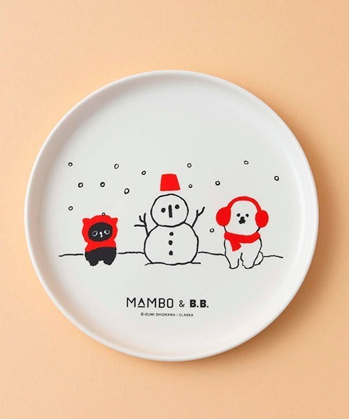 MAMBO 食器 ＆ B.B. ミニプレート / WINTER snowman : ZOZOTOWN Yahoo