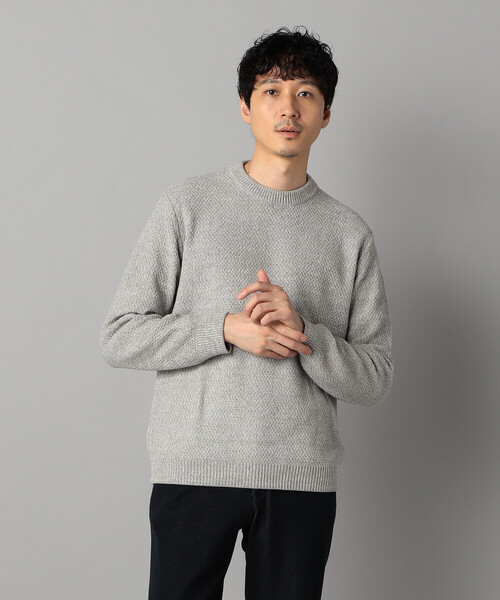 コムサ・メン（COMME CA MEN）/メランジ クルーネックニット COMME CA MEN（コムサメン） セーター ニット メランジ クルーネック