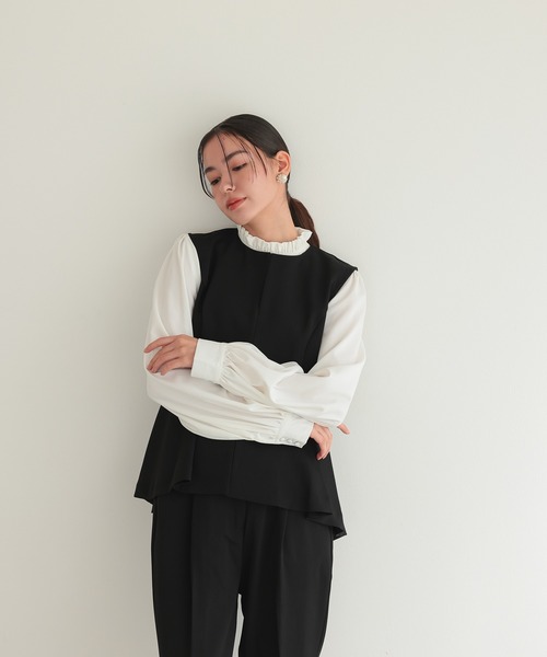 TOKYO OFFICA セットアップ 「手洗いOK」クルーネック ベスト