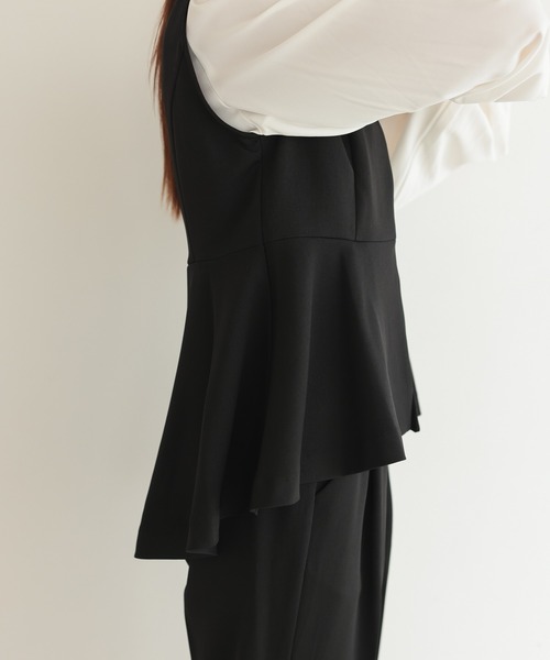 【used品】 かぐれ ワイドオールインワン&クロップドブラウス セットアップ GeeRA（ジーラ） セットアップ 「入卒式/セレモニー」ジャケット