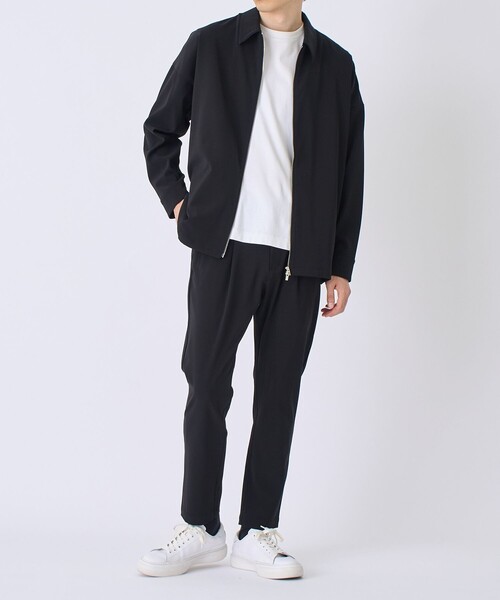 「ATTACHMENT」 スラックス 2 ネイビー メンズ_画像2