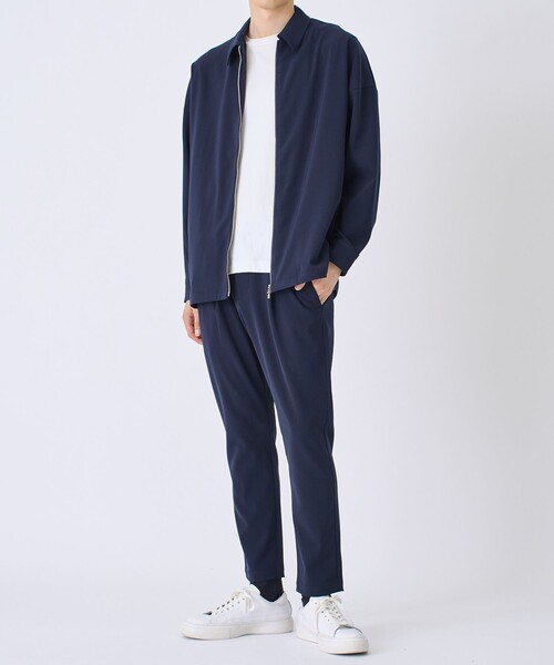 「ATTACHMENT」 スラックス 2 ネイビー メンズ_画像4