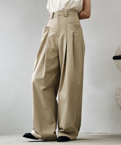 「chuclla」 パンツ M ベージュ レディース_画像4