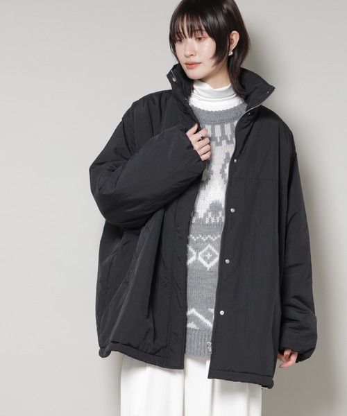 NANO universe（ナノ・ユニバース） ブルゾン アウター 撥水加工 中綿