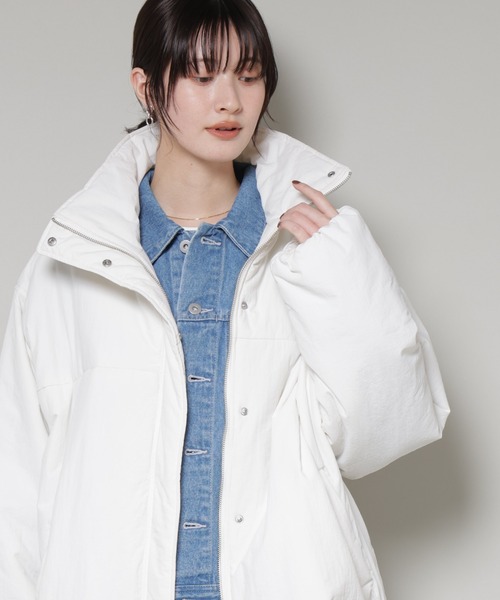 最新作 マークアンドロナ ダウン ホワイト ジップ ブルゾン MARK＆LONA(マークアンドロナ)のブルゾン・ジャンパーアイテム一覧