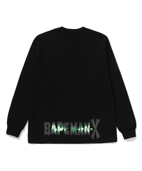 A BATHING APE(アベイシングエイプ) tシャツ BAPEMAN-X LS TEE A BATHING APE(アベイシングエイプ) tシャツ BAPEMAN-X LS TEE
