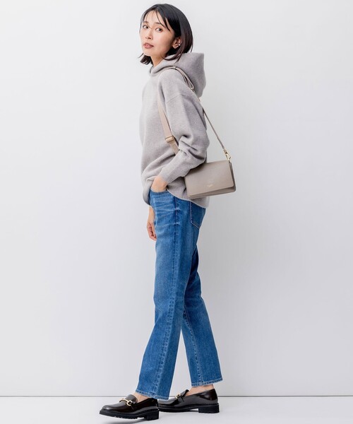 「23区」 長袖ニット 38 ベージュ レディース_画像3